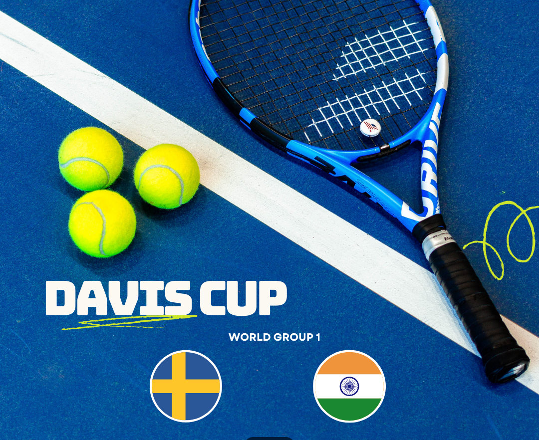 thumbnails Sweden vs. India at Davis Cup 14-15 September in Stockholm